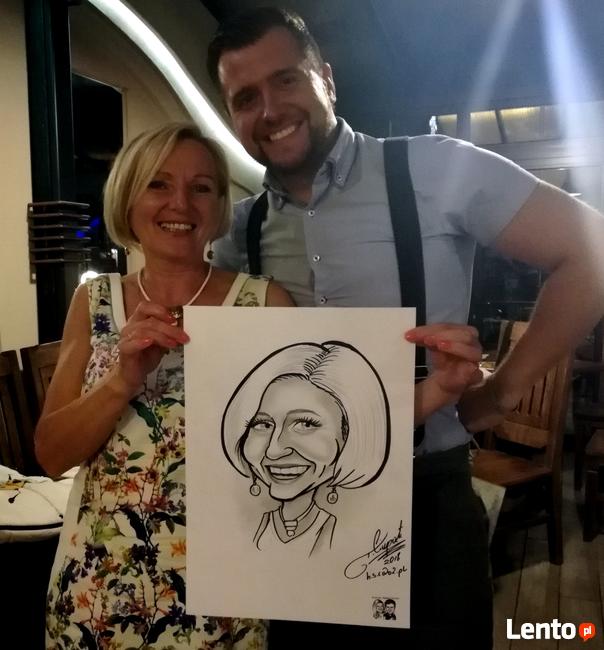 Rysowanie karykatury na żywo – wesele, imprezy, urodziny