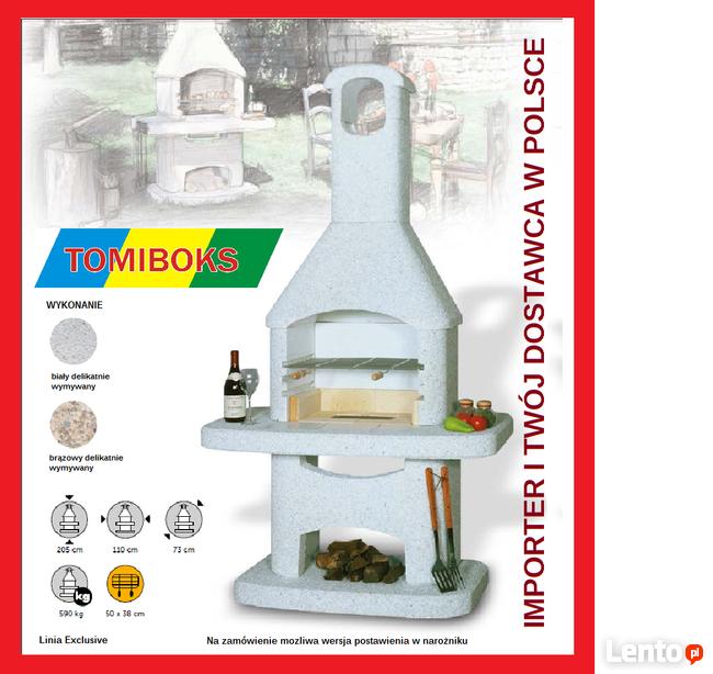 GRILL OGRODOWY NORMAN ATLAS - PROMOCJA brązowy