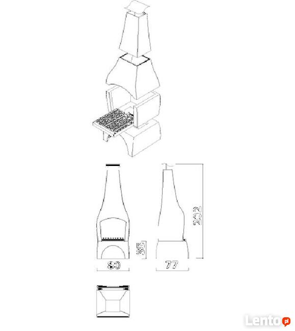 GRILL OGRODOWY NORMAN PALEO
