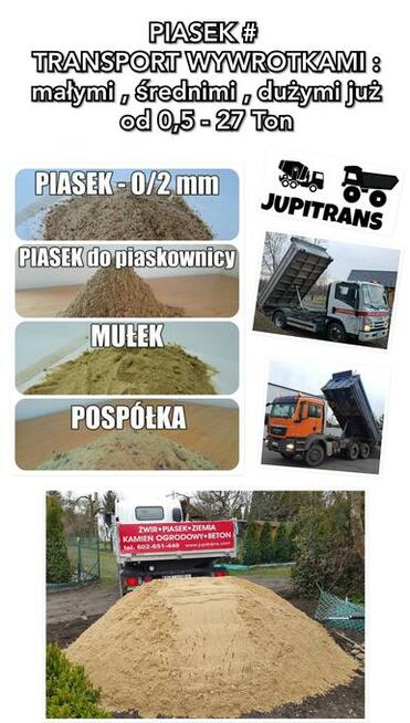 Żwir_Piasek_Beton_Ziemia_Kamień_Gruz_Grys- POZNAŃ i okolice.