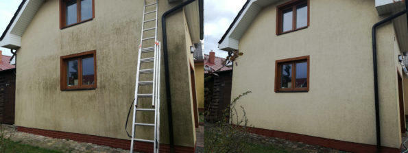 Usługi Ogrodnicze Mycie elewacji i malowanie.Mycie kostki