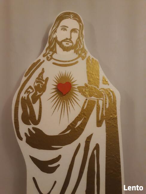 Postać Pana Jezusa z sercem Pierwsza Komunia Boże Ciało