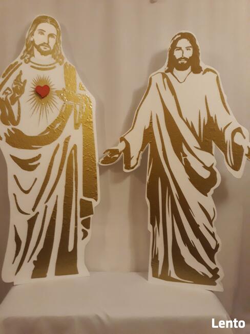 Postać Pana Jezusa z sercem Pierwsza Komunia Boże Ciało