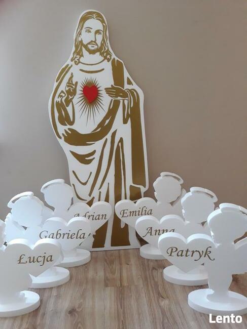 Postać Pana Jezusa z sercem Pierwsza Komunia Boże Ciało