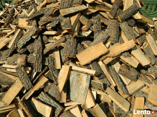 Opał - pocięta zrzyna olchowa drewno rozpałka węgiel pellet