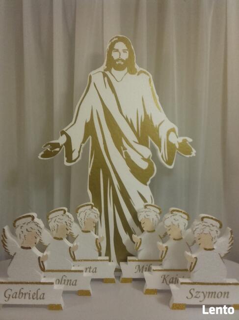 Postać Pana Jezusa dekoracja Pierwsza Komunia