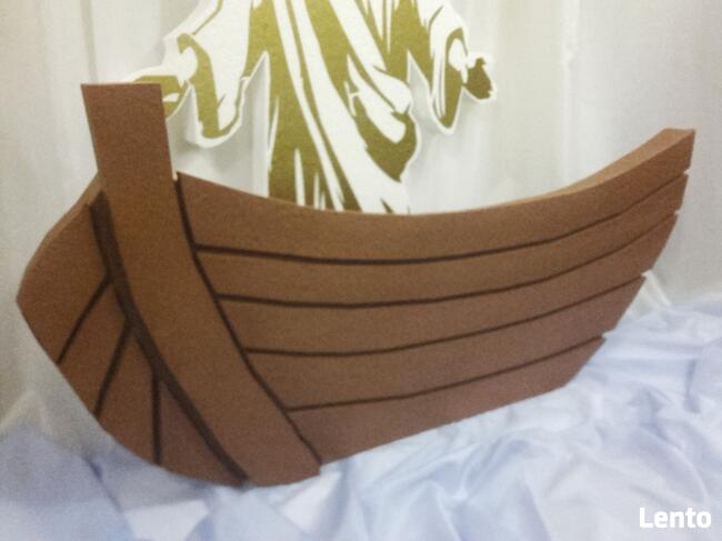 Łódź dekoracja Pierwsza Komunia Boże Ciało