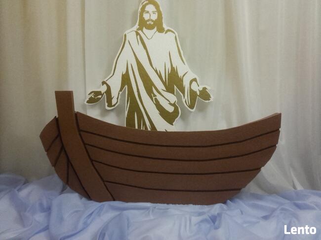 Łódź dekoracja Pierwsza Komunia Boże Ciało