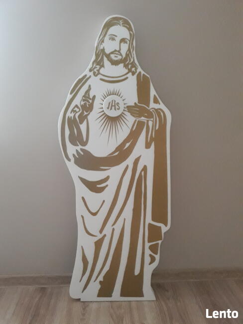 Postać Pana Jezusa z sercem Pierwsza Komunia Boże Ciało