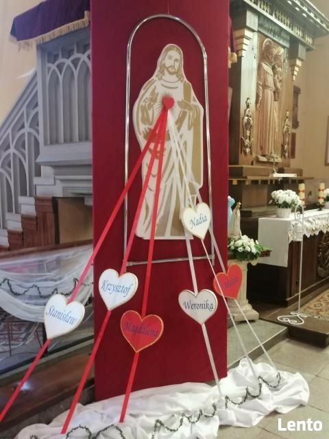 Postać Pana Jezusa z sercem Pierwsza Komunia Boże Ciało