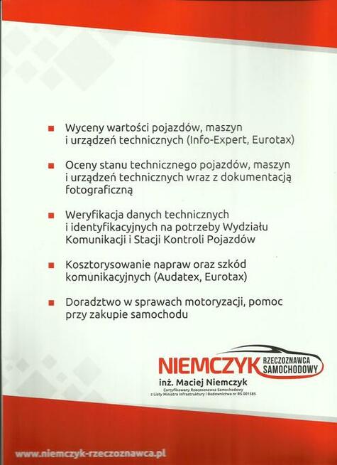 Rzeczoznawca Samochodowy Brzeg, Namysłów, Oława, Jelcz-Lask.