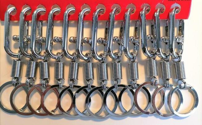 Breloki i karabińczyki do kluczy - 12 sztuk/48 PLN