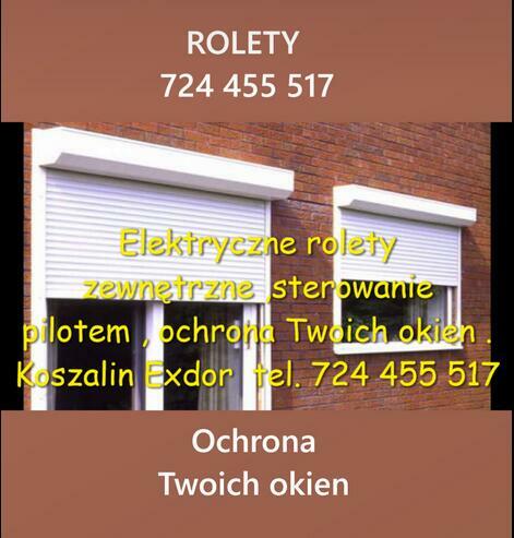 Aluminiowe rolety zewnętrzne