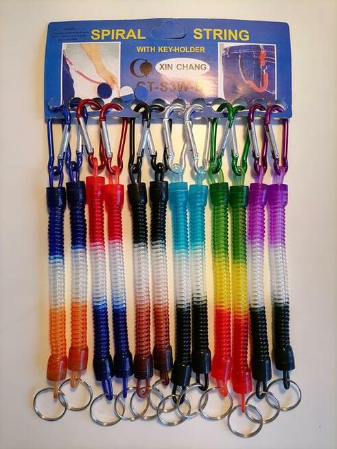 Breloki i karabińczyki do kluczy - 12 sztuk/48 PLN