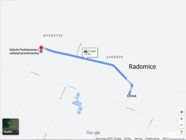 Morawica/Radomice. Sprze.działkę budowlaną w Radomicach1.681
