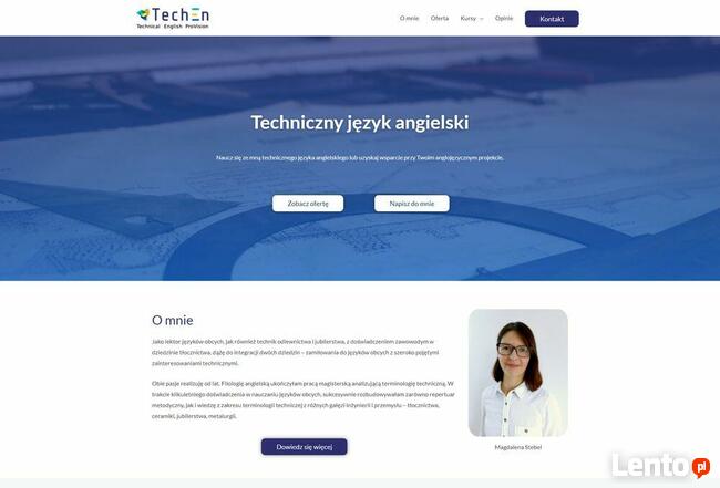 Strona internetowa – wizytówka - kompleksowe tworzenie stron