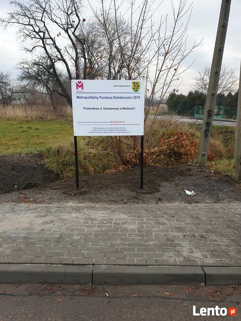 Konstrukcja stalowa REKLAMA SZYLD REKLAMOWY BANER reklamy