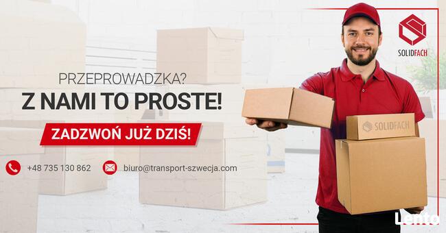 TRANSPORT Międzynarodowy Polska-Szwecja-Europa/Przeprowadzki