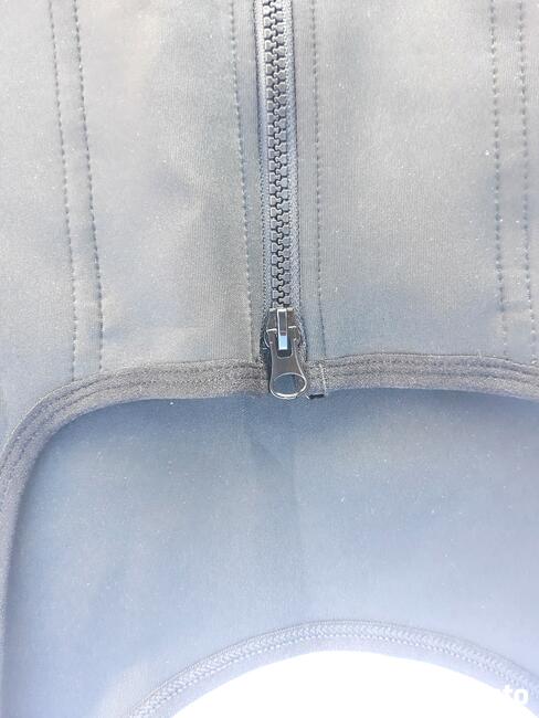 XL gorset wyszczuplający talię haftki zamek 88cm