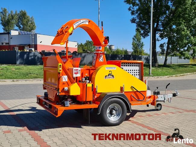 Najlepszy bębnowy rębak z silnikiem spalinowym Skorpion 350