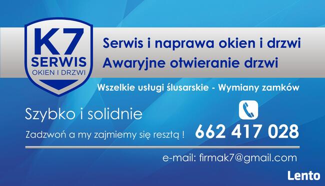 Awaryjne otwieranie drzwi i wymiana zamków - Tarnów !
