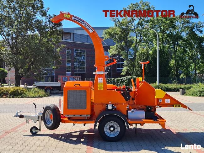 Najlepszy bębnowy rębak z silnikiem spalinowym Skorpion 350