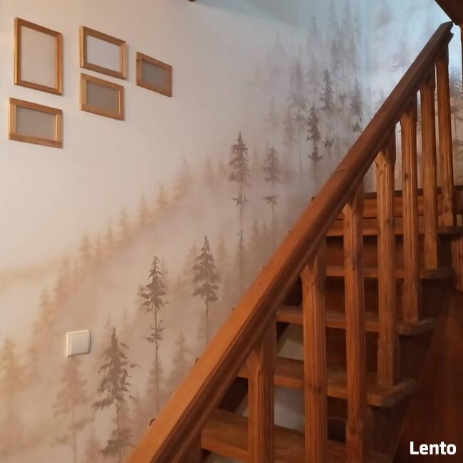 Inspiracje scienne, malarstwo ar , pomysl na klatkę schodową