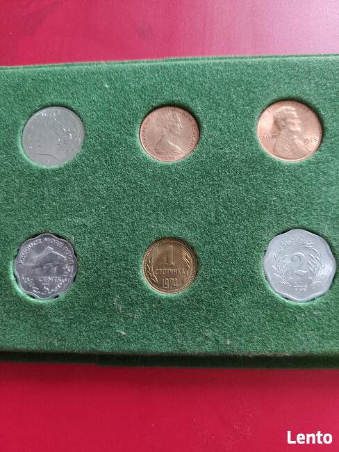 Sprzedam zestaw monet 6szt z lat 70- XX wieku