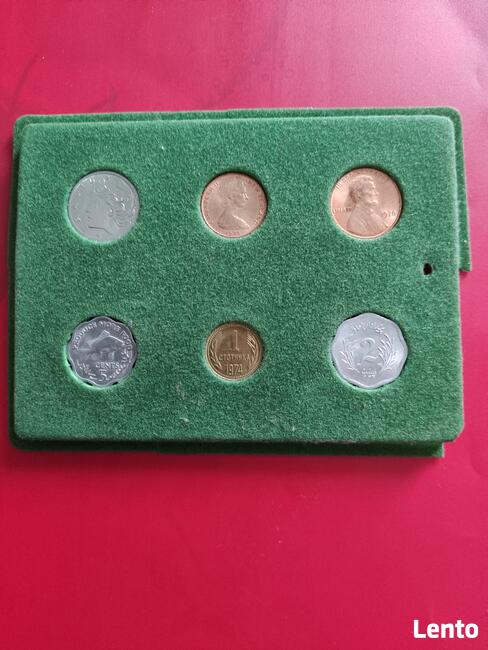 Sprzedam zestaw monet 6szt z lat 70- XX wieku