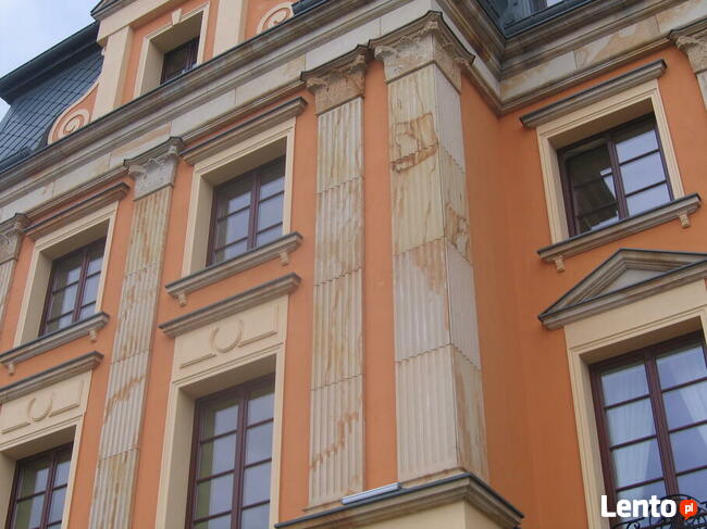 Płyty z kamienia na dworek pałac dom ściany