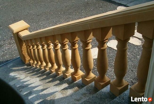 Balustrady z piaskowca , kamień naturalny