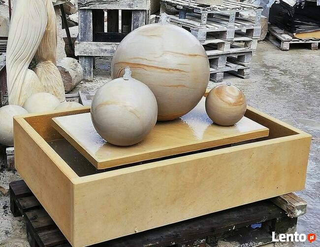 Piękna fontanna z piaskowca - kamień naturalny