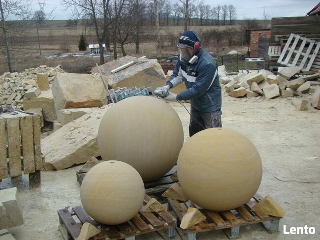 Kule z kamienia fontanna piaskowiec + gratis !!!