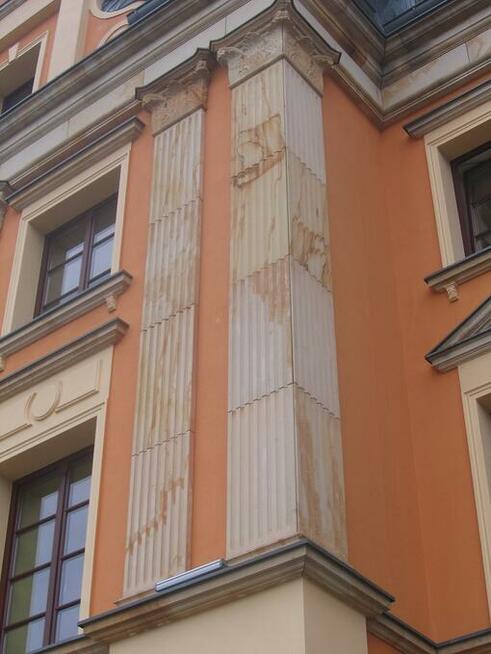 Ściany zewnętrzne obiektów pałacowych