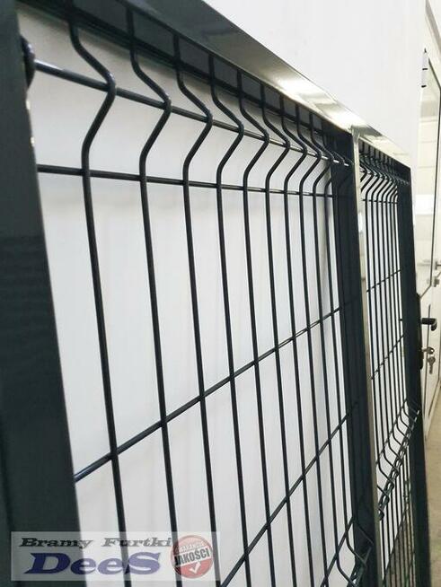 Szeroka furtka panelowa 1350x1500 mm wszystko w komplecie