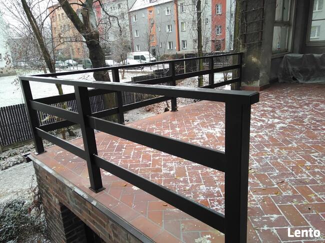 Balustrada metalowa prosta