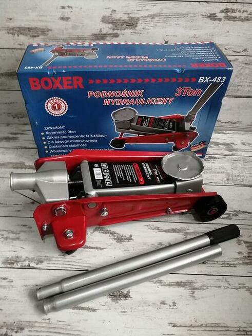 PODNOŚNIK HYDRAULICZNY SAMOCHODOWY BOXER BX - 483 3T nowy !