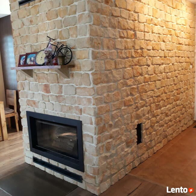 Kamień naturalny piaskowiec na kominek