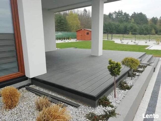 Taras z deski kompozytowej