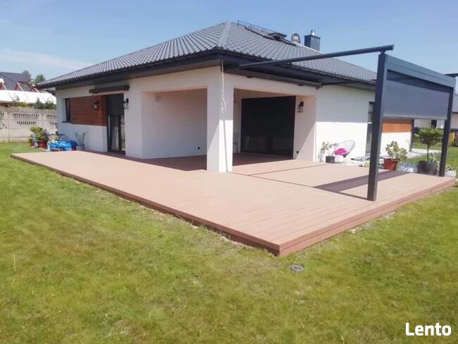 Taras z deski kompozytowej