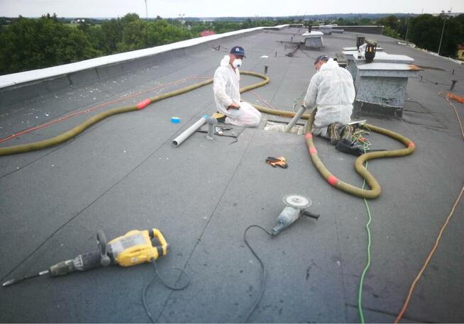 Badanie kamerą termowizja Wdmuchiwanie celulozy kuny klatki