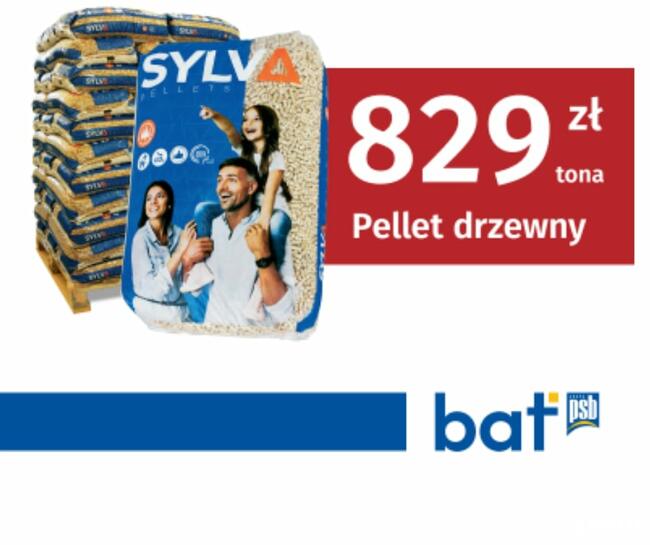 Pellet drzewny Sylva Bat materiały budowlane pomorskie