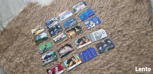 Kolekcjonerski zestaw kart telefonicznych