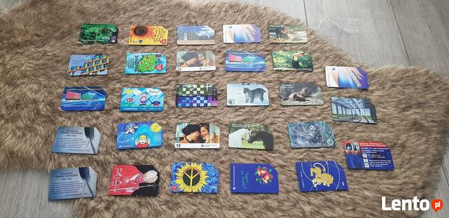 Kolekcjonerski zestaw kart telefonicznych