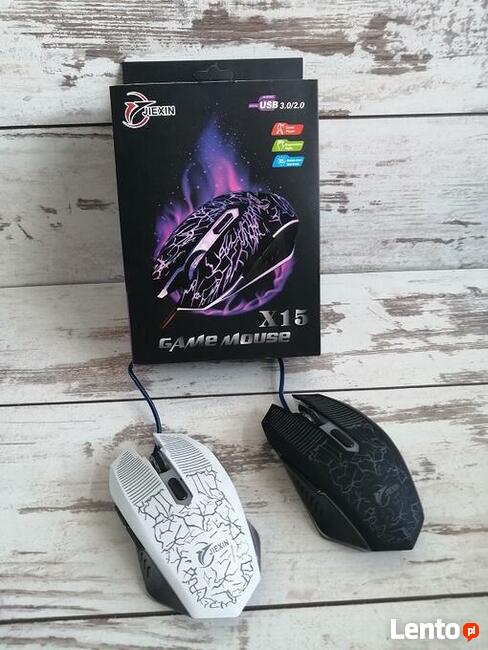 Archiwalne Profesjonalna Mysz dla Graczy X15 LED GAME Mouse Wrocław