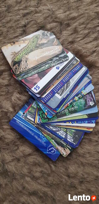 Kolekcjonerski zestaw kart telefonicznych