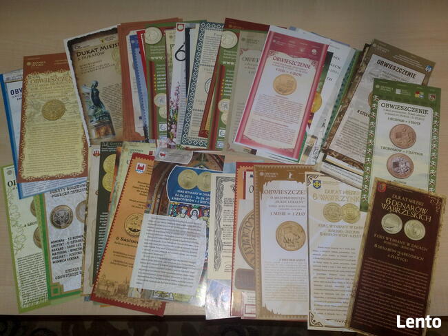 MONETY ZASTĘPCZE 2005r--2011r+ 75 folderów .