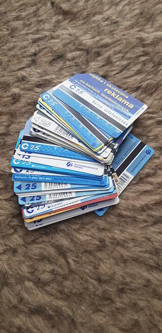 Kolekcjonerski zestaw kart telefonicznych