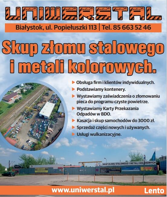 SKUP ZŁOMU BIAŁYSTOK, ZŁOMOWANIE POJAZDÓW BIAŁYSTOK