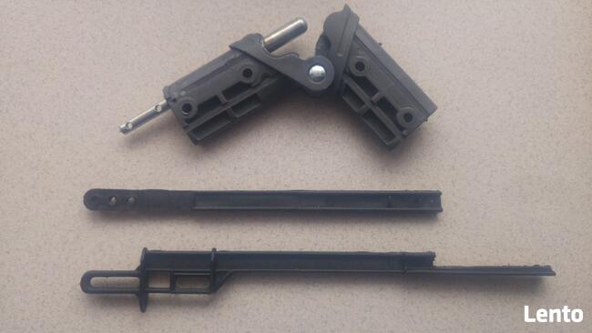 Zawias tworzywo - zamknięcie do składania stelaża wózka Adam